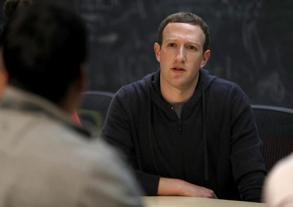 Facebook’s Mark Zuckerberg is the youngest billionaire on the Forbes list, with an estimated fortune of $71bn (AP Photo/Jeff Roberson)