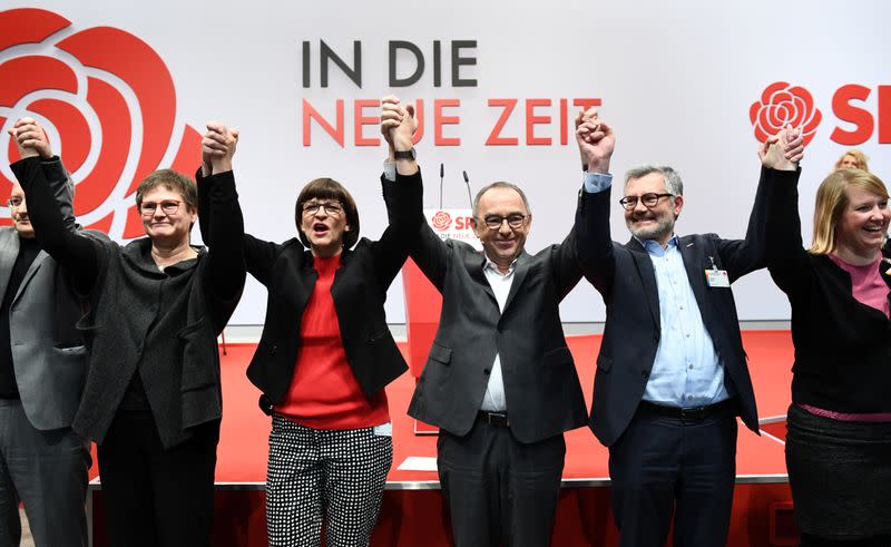 Social Democratic Party (SPD) holds a party congress in Berlin