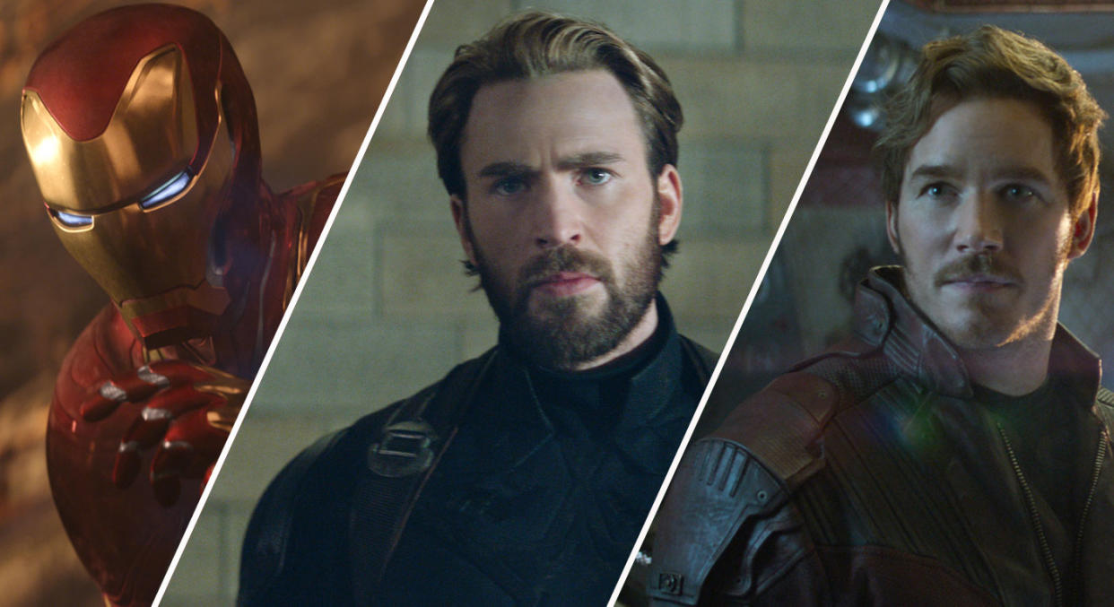 Iron Man, Captain America, and Star-Lord. (Disney)