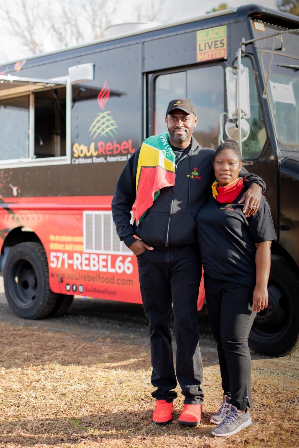 Kofi and Shareem Annan, Soul Rebel restaurant and food truck owners.