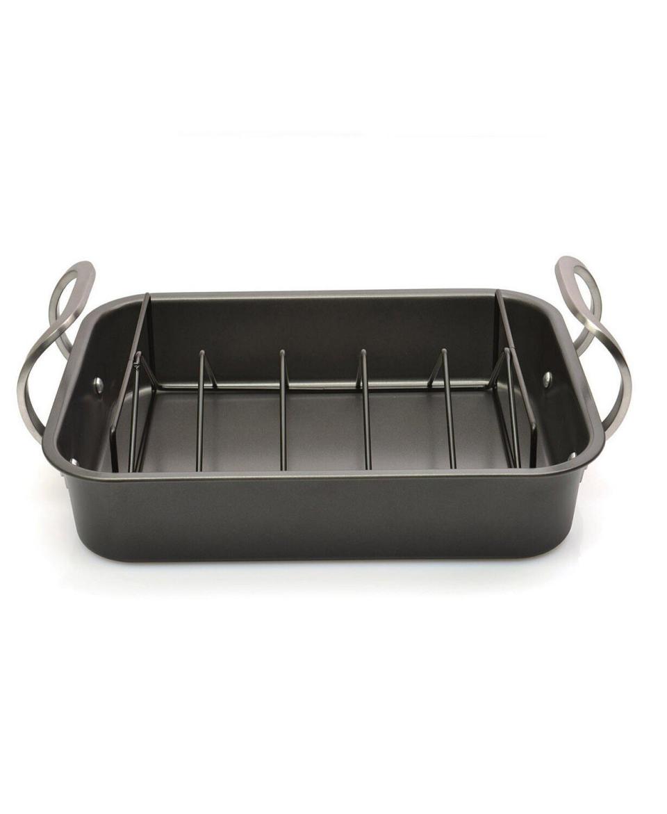 Of course, we couldn't forget to include a roaster just in time for Thanksgiving. This under $50 roaster has a non-stick coating and comes with a rack to make sure things are even cooked. <a href="https://fave.co/38lU4wa" target="_blank" rel="noopener noreferrer">﻿Originally $85, get it now for $40 at Macy's</a>.