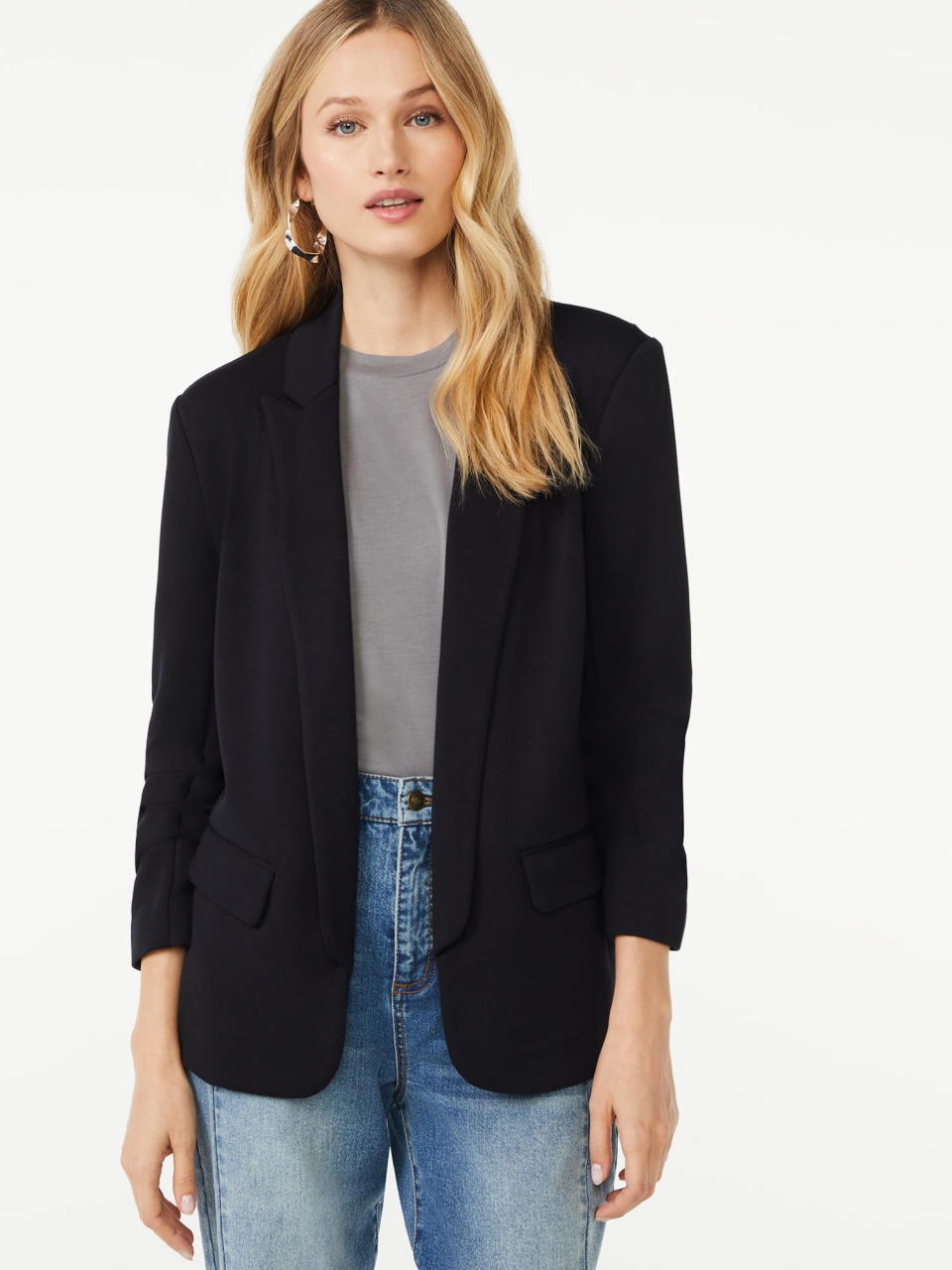 <p><a href="https://go.redirectingat.com?id=74968X1596630&url=https%3A%2F%2Fwww.walmart.com%2Fip%2FScoop-Women-s-Scuba-Blazer-with-Scrunch-Sleeves-Sizes-XS-XXXL%2F725794221&sref=https%3A%2F%2Fwww.thepioneerwoman.com%2Ffashion-style%2Fg45249946%2Fwalmart-best-fall-fashion-2023%2F" rel="nofollow noopener" target="_blank" data-ylk="slk:Shop Now;elm:context_link;itc:0;sec:content-canvas" class="link ">Shop Now</a></p><p>Scoop Scuba Blazer with Scrunch Sleeves</p><p>walmart.com</p><p>$45.00</p><span class="copyright">Walmart</span>