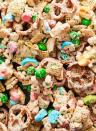 <p>We went with Lucky Charms and green M&M's for added St. Paddy's Day flair, but like any <a href="https://www.delish.com/cooking/recipe-ideas/a37296993/everything-snack-mix-recipe/" rel="nofollow noopener" target="_blank" data-ylk="slk:party mix;elm:context_link;itc:0;sec:content-canvas" class="link ">party mix</a>, this is completely customizable! Feel free to get creative with this mix, but whatever you do, don't forget the green. 😉</p><p>Get the <strong><a href="https://www.delish.com/cooking/recipe-ideas/a46344/leprechaun-bait-recipe/" rel="nofollow noopener" target="_blank" data-ylk="slk:Leprechaun Bait recipe;elm:context_link;itc:0;sec:content-canvas" class="link ">Leprechaun Bait recipe</a></strong>.</p>