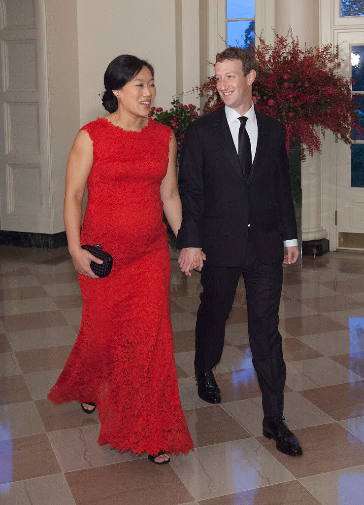 It’s a girl — again! — for Mark Zuckerberg and Priscilla Chan. (Photo: Getty Images)