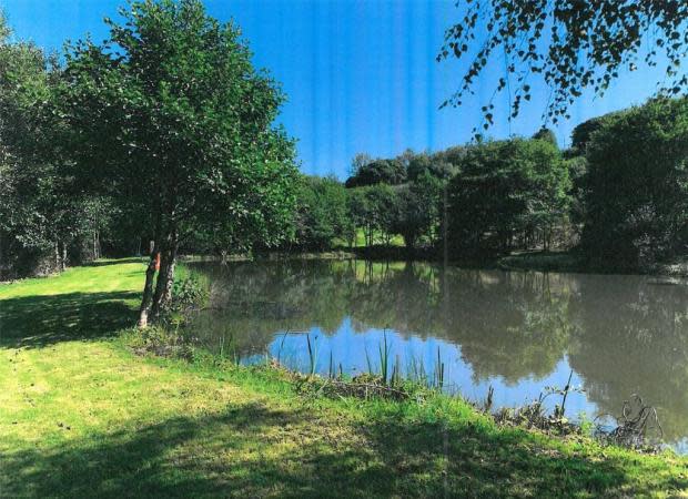 Western Telegraph: One of the lakes on the grounds. Picture: John Francis, Tenby