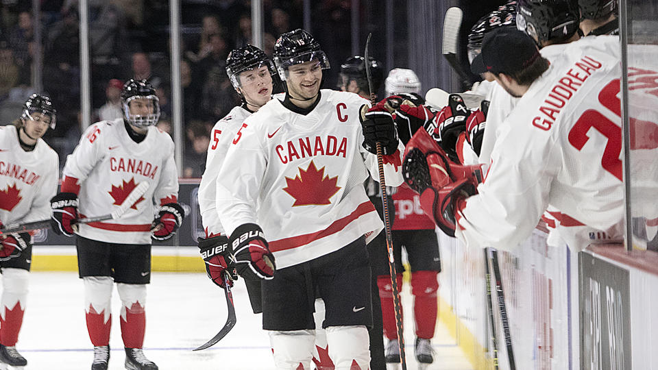 Shane Wright is looking to lead Canada to gold at the World Juniors. (THE CANADIAN PRESS/Ron Ward)