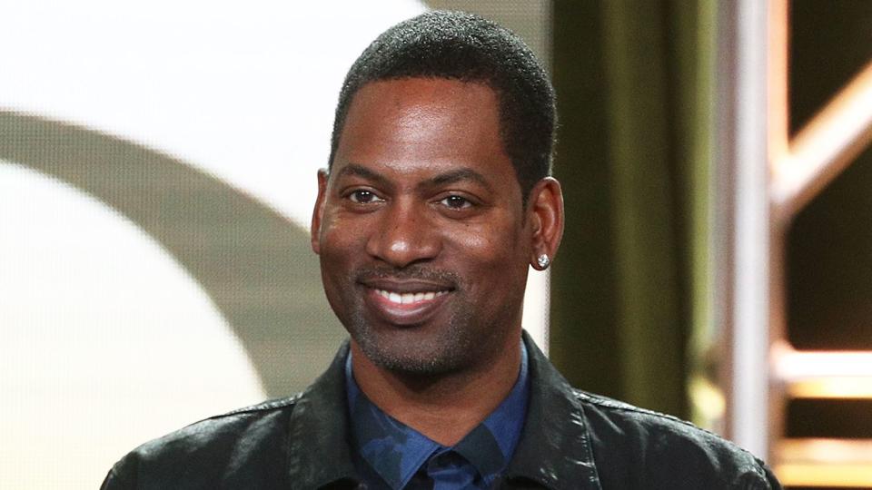 Tony Rock of the television show Living Biblically speaks onstage during the CBS/Showtime portion of the 2018 Winter Television Critics Association Press Tour at The Langham Huntington, Pasadena on January 6, 2018 in Pasadena, California.