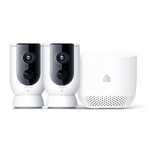 Kasa Home Security Camera System Wireless Outdoor & Indoor Camera by TP-Link, 1080P HD with Sir…