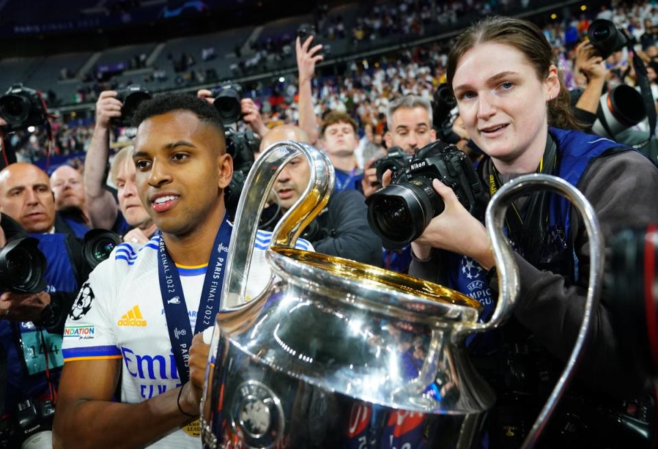 Carlo Ancelotti’s side secured a 1-0 victory at the Stade de France (Adam Davy/PA) (PA Wire)