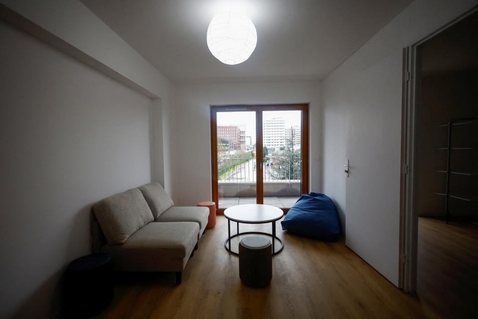 A view shows a flat prepared for athletes inside the Olympic and Paralympic Village ahead of the Paris 2024 Olympic Games in Saint-Ouen-sur-Seine near Paris, France, February 26, 2024. REUTERS/Sarah Meyssonnier