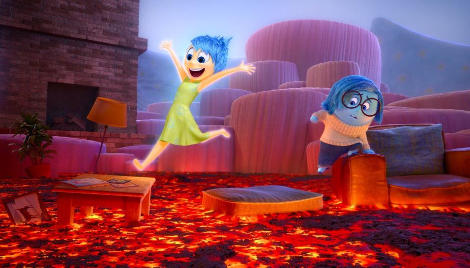 inside out, joy and sadness