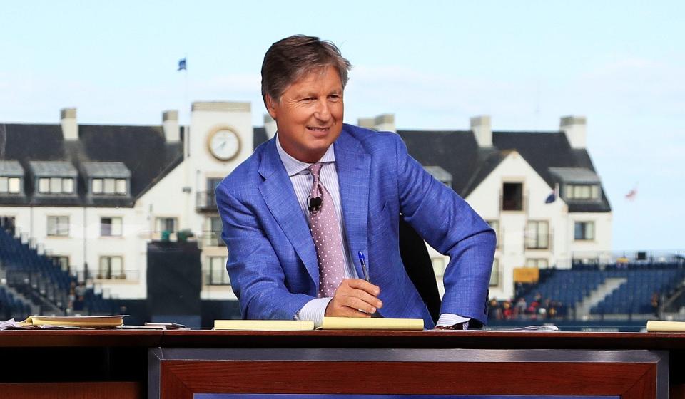 Golf Channel/NBC analyst Brandel Chamblee enjoyed a magic moment with his wife Bailey on Sunday at the TPC Sawgrass.