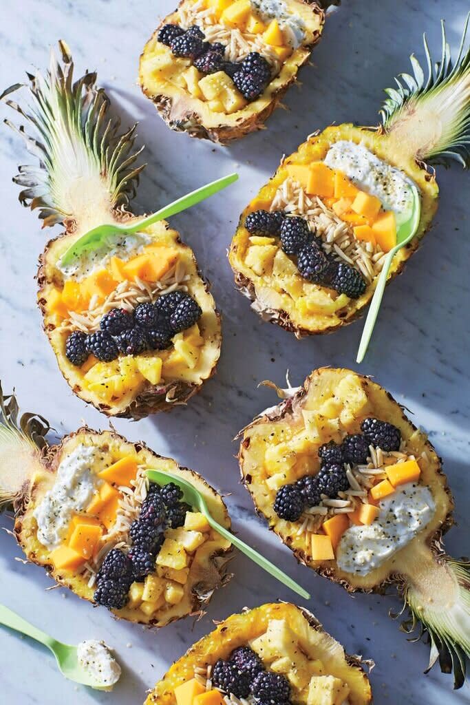 Pineapple-Mango Breakfast Bowls