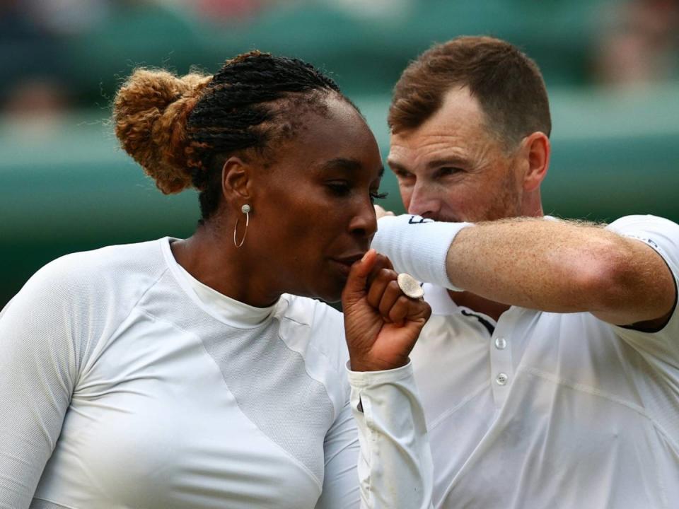 Venus Williams im Mixed-Achtelfinale