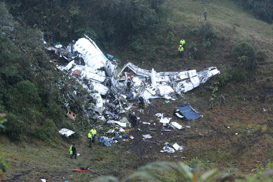 Deadly plane crash in Colombia kills Chapecoense soccer teammates from Brazil