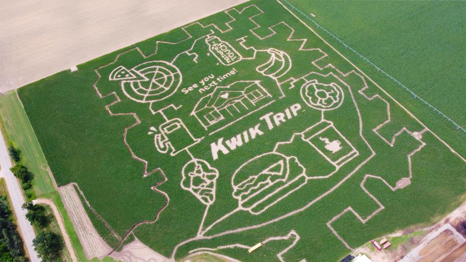 This year's Feltz's Dairy Store corn maze is sponsored by Kwik Trip and will be open Sept. 10 through Oct. 29.