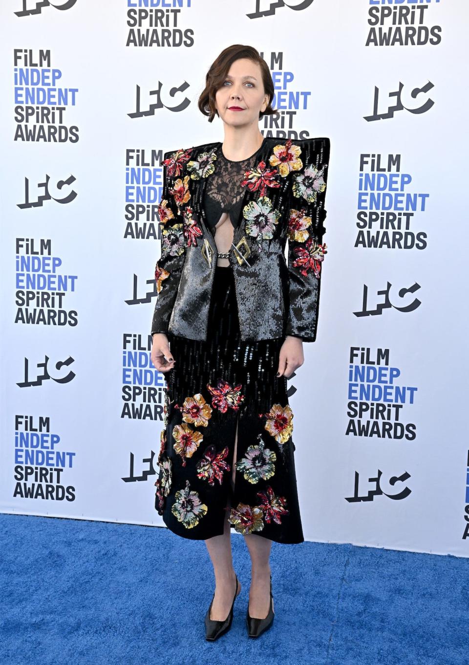 Maggie Gyllenhaal at the Film Independent Spirit Awards on March 6, 2022.