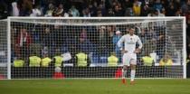 Real Madrid's Gareth Bale looks dejected after the match. Reuters / Sergio Perez