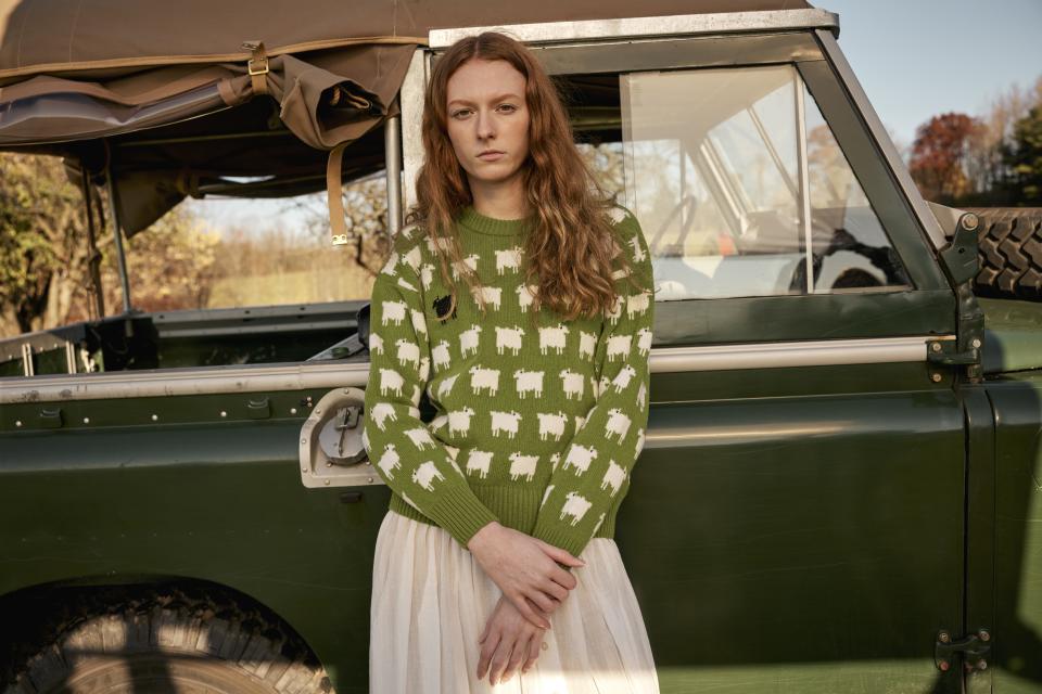 An updated version of the Black Sheep sweater from Warm & Wonderful.