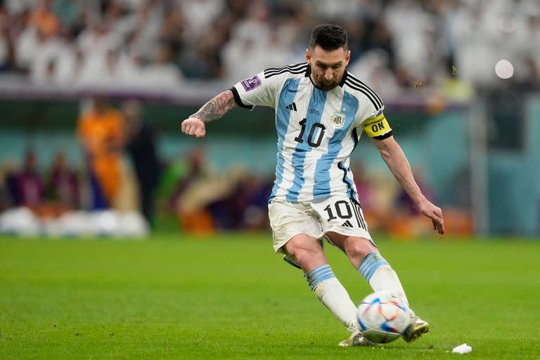 Lionel Messi, en el partido contra Holanda