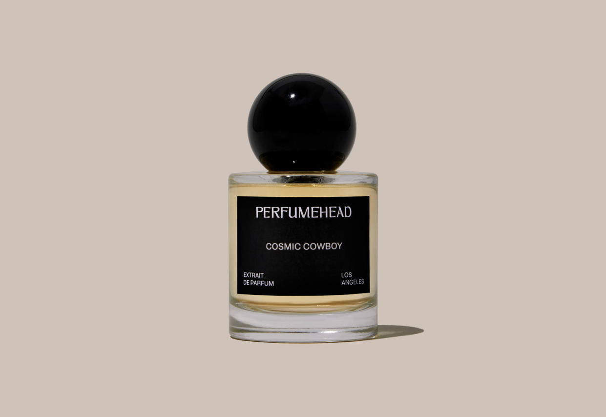 <p><a href="https://perfumehead.com/products/cosmic-cowboy?variant=44870566445342¤cy=USD&srsltid=AfmBOooK4L4wIpTCsOfTE2aBuSvAiLwNnFwXBOLa96b0E3kPxHmEgw_V8LQ" rel="nofollow noopener" target="_blank" data-ylk="slk:Shop Now;elm:context_link;itc:0;sec:content-canvas" class="link rapid-noclick-resp">Shop Now</a></p><p>Cosmic Cowboy Extrait de Parfum</p><p>perfumehead.com</p><p>$425.00</p>