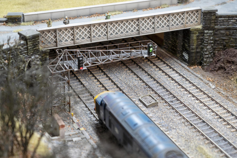 Simon built the model the basement of a disued factory in Wakefield. (SWNS)