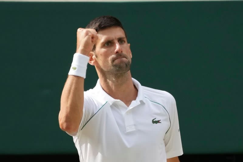 ▲塞爾維亞球王Novak Djokovic擊敗京奧運金牌、德國第4種子Alexander Zverev挺進美網決賽，挑戰年度大滿貫。（圖／美聯社／達志影像）