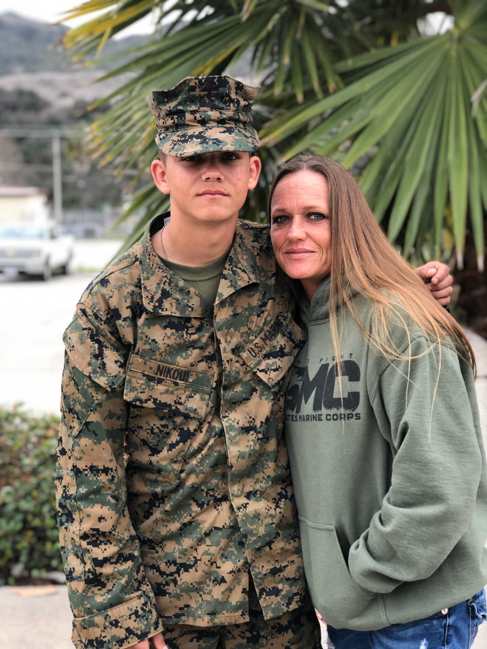 Kareem Nikoui and his mom, Shana. (Courtesy Shana Chappell)