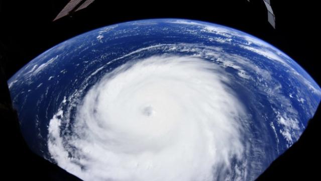 biggest hurricane from space