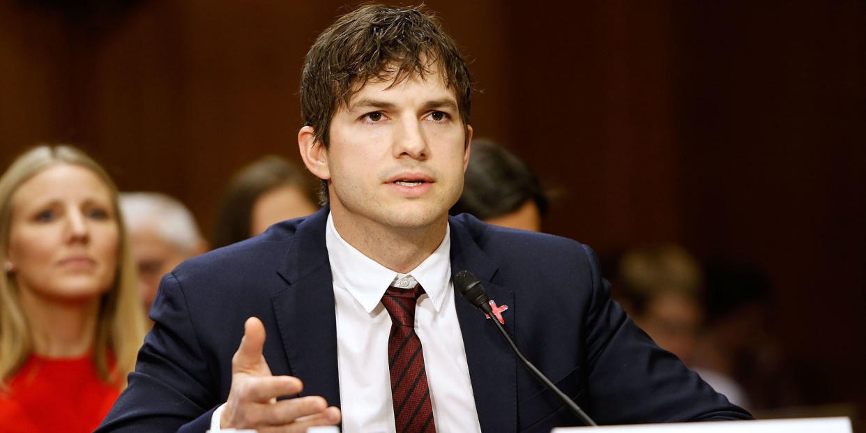 Actor, producer and tech investor Ashton Kutcher.
