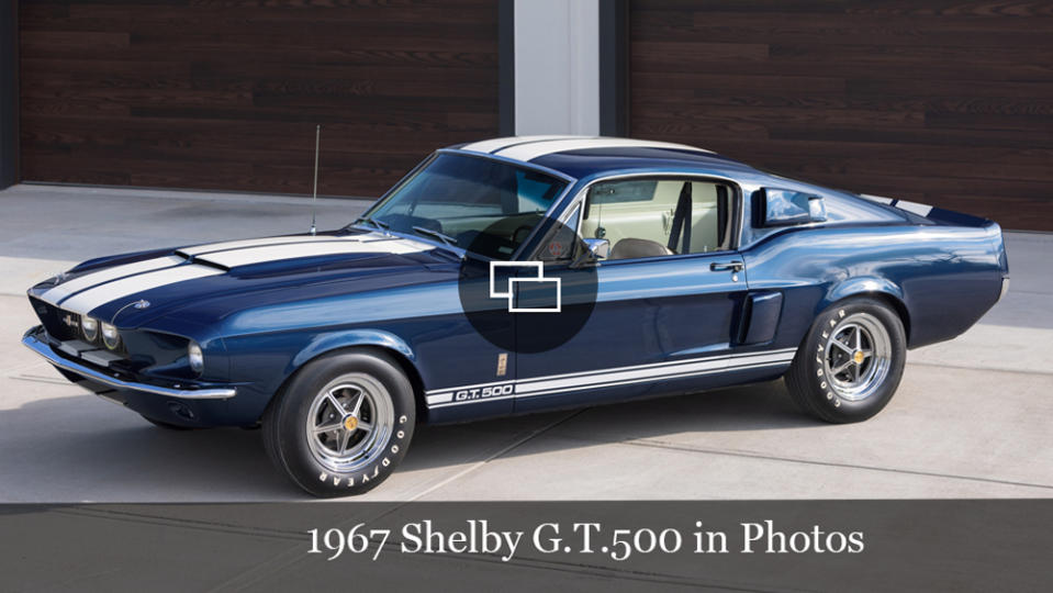 The 1967 Shelby G.T.500 being offered at the 2023 Indy Fall Special by Mecum Auctions.