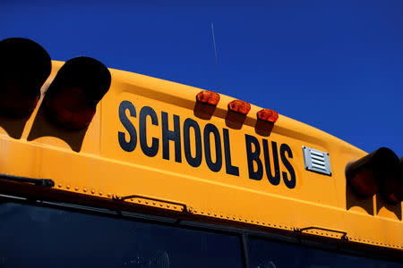 FILE PHOTO: A school bus is shown in Rancho Bernardo, California May 12, 2016. REUTERS/Mike Blake/File Photo