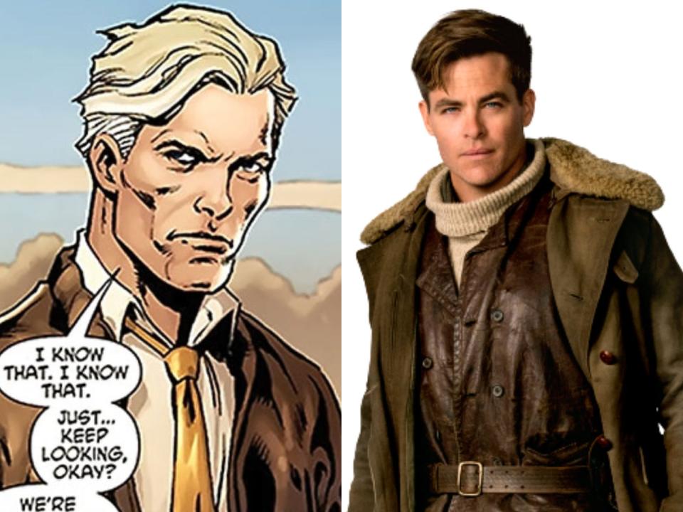 steve trevor comics and dceu