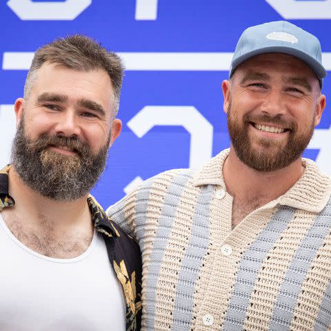 <p>TheImageDirect.com</p> Travis Kelce and Jason Kelce