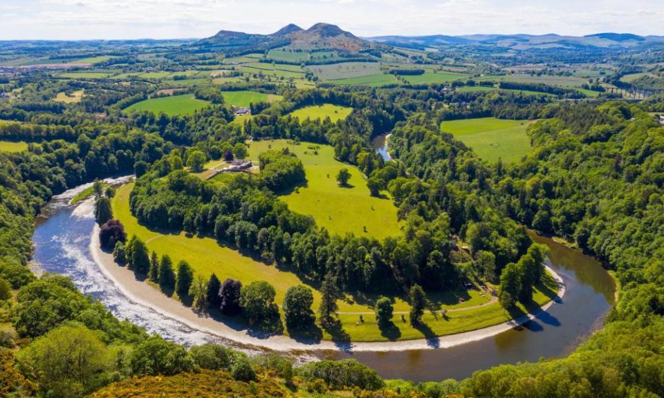 Scott’s View, the River Tweed near Melrose.