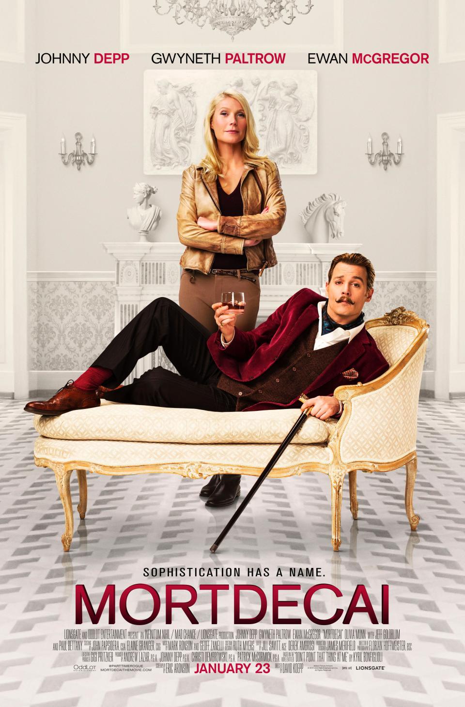 Mortdecai poster