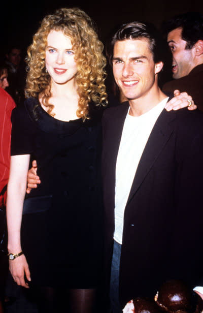 Nicole Kidman and Tom Cruise in 1992.