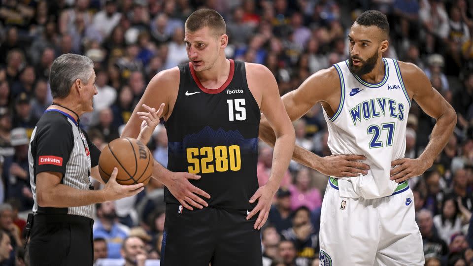 Three-time MVP Nikola Jokić couldn't power the Nuggets past the Timberwolves. - AAron Ontiveroz/Denver Post/Getty Images
