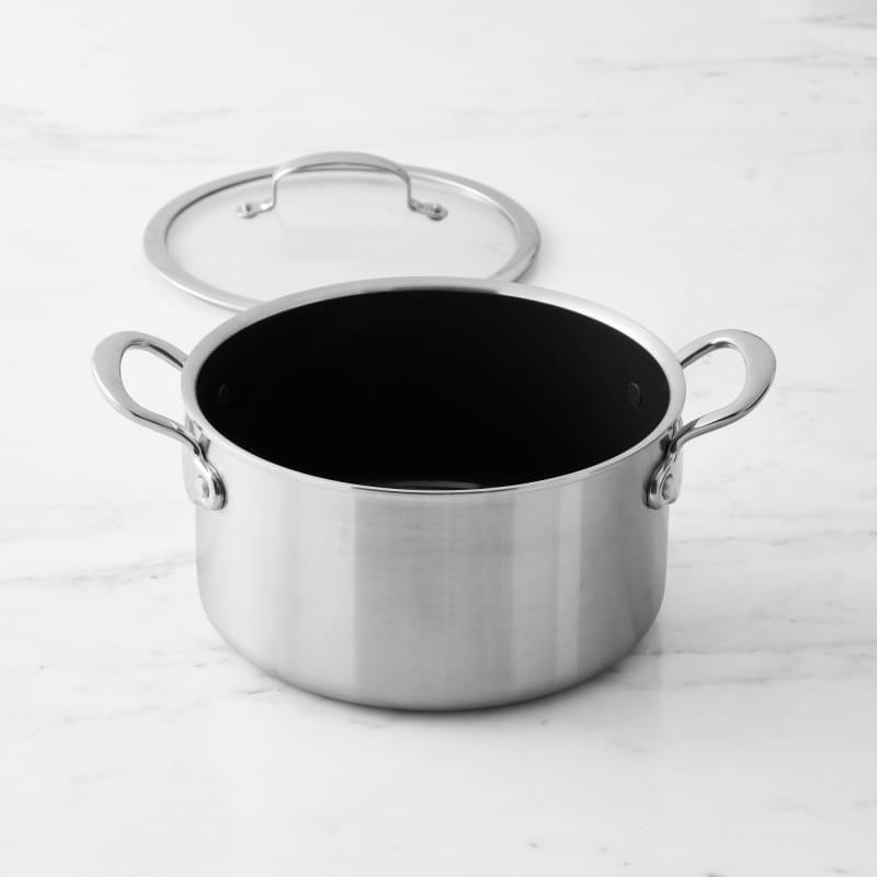 GreenPan Premiere Stainless Steel Ceramic Nonstick Covered Stockpot, 6-Qt