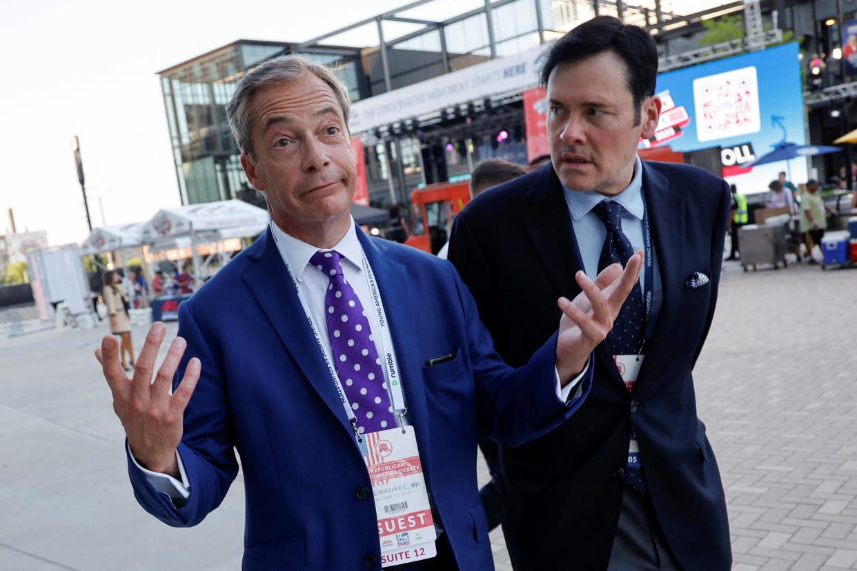 Nigel Farage, former leader of the party formerly known as the Brexit Party (REUTERS)