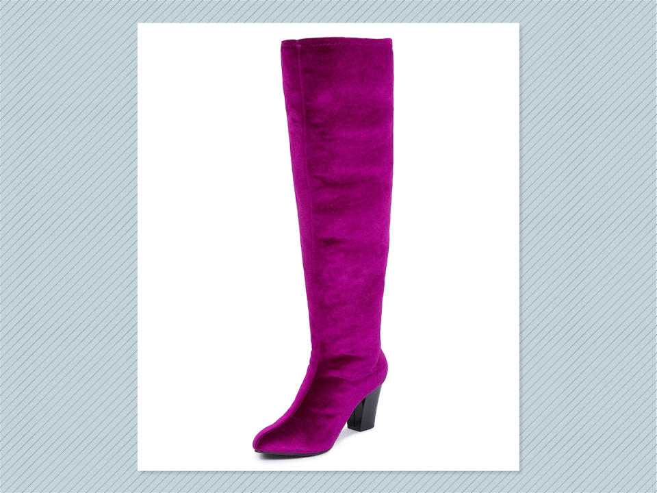 <p>Zelinda over-the-knee high-heel boot, $140, <a rel="nofollow noopener" href="http://www.eloquii.com/zelinda-over-the-knee-high-heel-boot/1594908.html?cgid=all-shoes&dwvar_1594908_colorCode=41&start=9" target="_blank" data-ylk="slk:Eloquii;elm:context_link;itc:0;sec:content-canvas" class="link ">Eloquii</a> (Photo: Eloquii) </p>