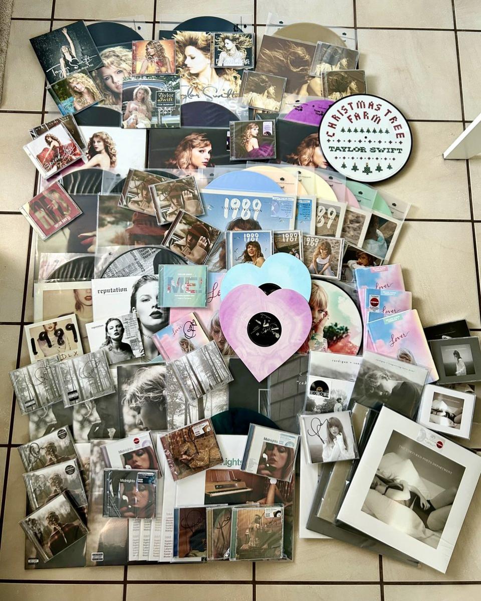 Taylor Swift album collection