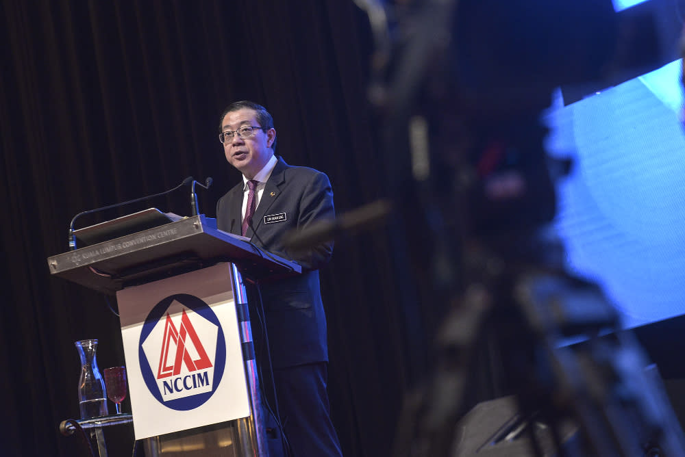 Finance Minister Lim Guan Eng speaks during the National Economic Forum 2019 at Kuala Lumpur Convention Centre in Kuala Lumpur August 29, 2019. — Picture by Shafwan Zaidon