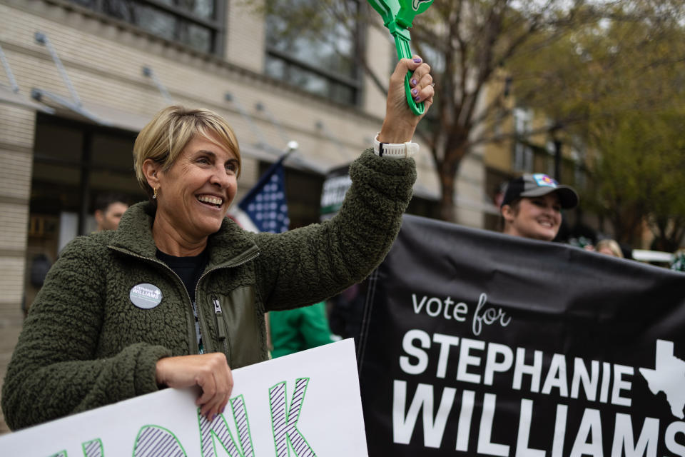 Southlake Carroll ISD board election day (James Breeden for NBC News)