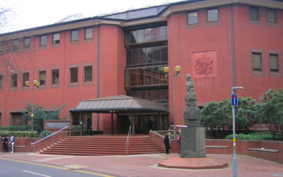 <em>Bailey is on trial for murder at Birmingham Crown Court (Geograph)</em>