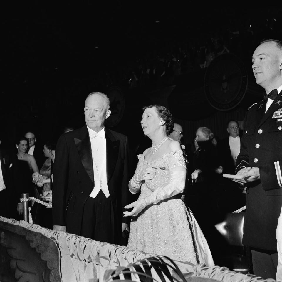 1957: President Dwight Eisenhower