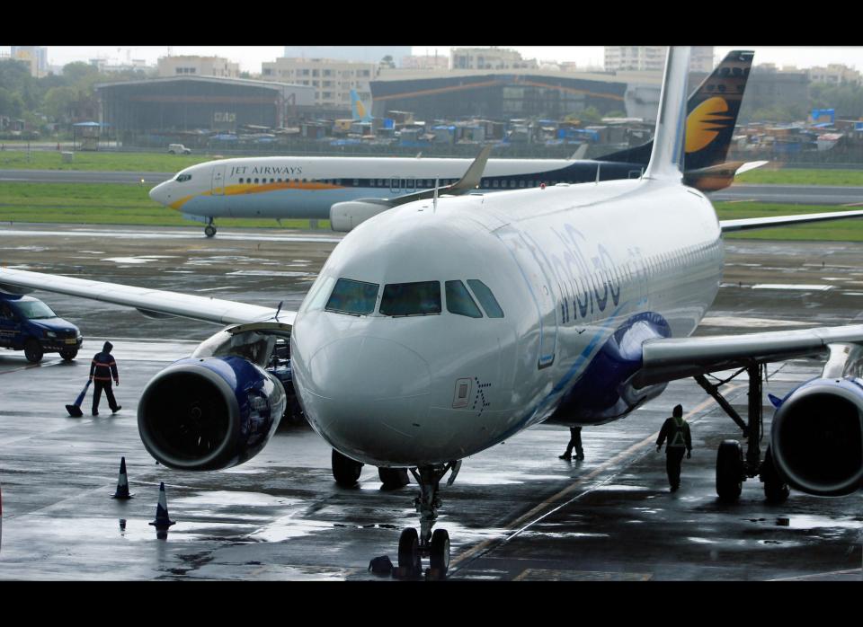 <strong>See More of the <a href="http://www.travelandleisure.com/articles/best-budget-airlines/9?xid=PS_huffpo">Best Budget Airlines</a></strong><br><br>Launched in 2006, IndiGo is already India’s largest airline, and its fleet of new Airbus A320 planes operate on an increasing number of routes, like the new daily flight between Delhi and Jaipur. Free checked bag before boarding. In-flight food and beverage menu includes flavored cashews and vegetarian samosas; water is always free. The new Airbus A320s aren’t fitted with in-flight entertainment or Wi-Fi.    <strong>Main Hubs</strong>: New Delhi and Mumbai, India.  <strong>Where It Flies</strong>: 31 domestic destinations, plus Bangkok; Dubai; Kathmandu, Nepal; Muscat, Oman; and Singapore.<br><br> <em>Photo: FotoFlirt / Alamy</em>