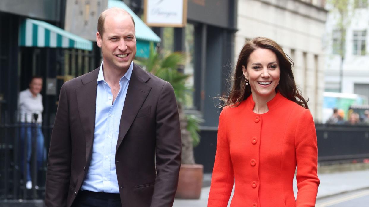 William and Kate visit Soho