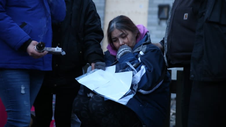 'We want the violence to stop': Dozens gather at vigil for Jeanenne Fontaine Saturday night