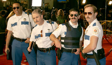 Cedric Yarbrough , Carlos Alazraqui , Robert Ben Garant , director, and Thomas Lennon at the Los Angeles premiere of 20th Century Fox's Reno 911: Miami